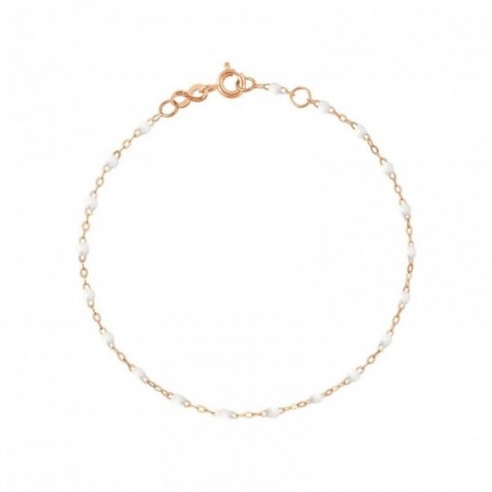 Bracelet Classique Gigi Clozeau, perles de résine blanche