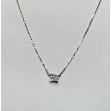 Collier pendentif diamant 0.31ct