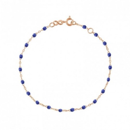 Bracelet Classique Gigi Clozeau, perles de résine bleuet