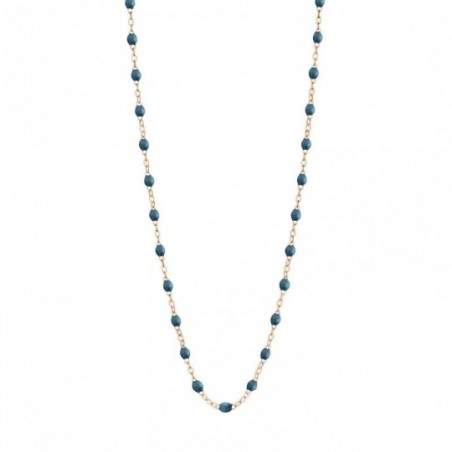 Collier Classique Gigi Clozeau, perles de résine bleu céleste