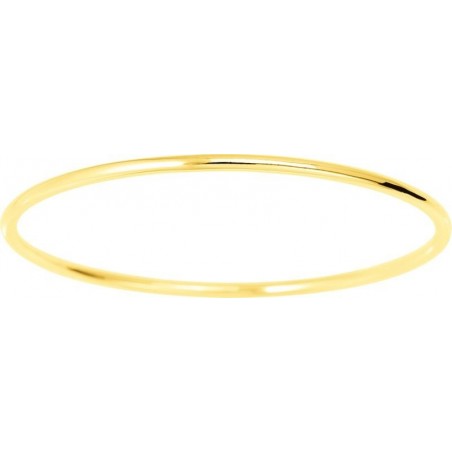 Bracelet jonc fil rond or jaune